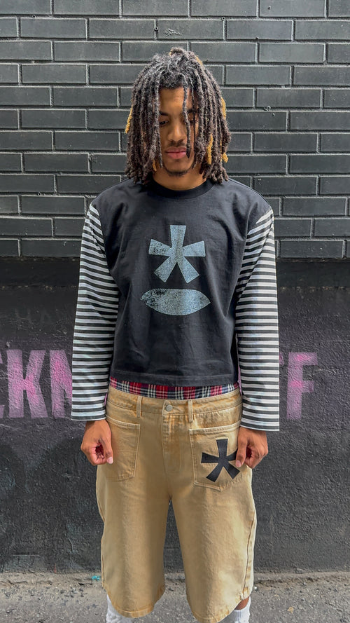 "Hidden Layers" Cropped Long Sleeve