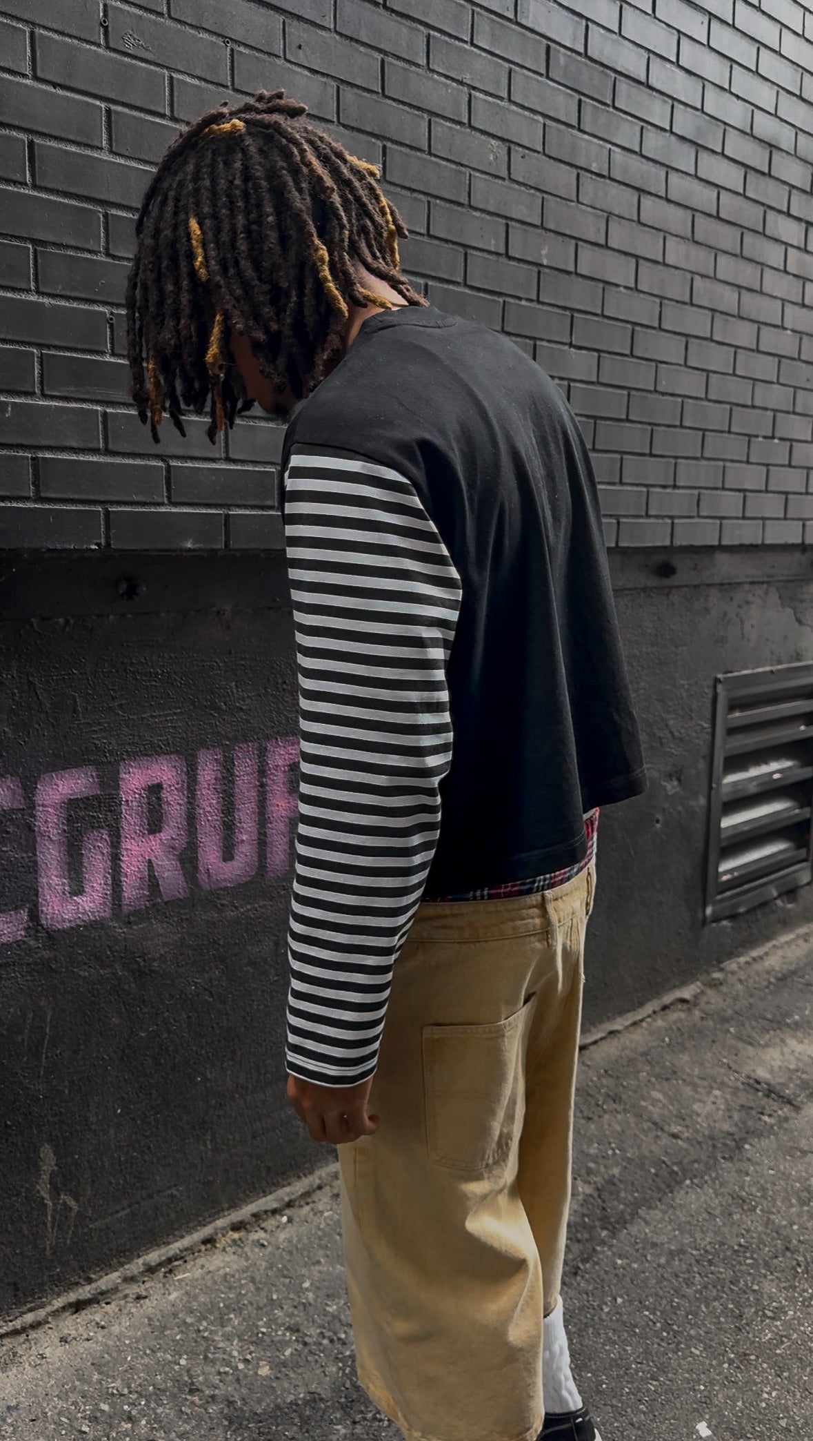 "Hidden Layers" Cropped Long Sleeve